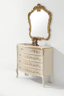 Weiße Klassische Wohnzimmer Holz Kommode Konsole Schubladen Neu Design