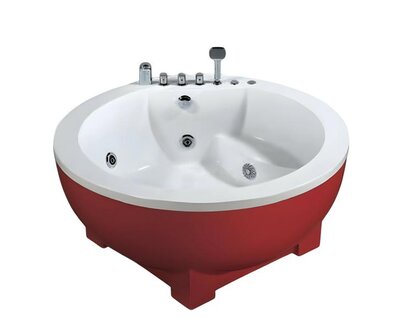 Massagebadewanne Whirlpool Badewanne Blubberbad Spa-Bad Whirlwanne 150x150 cm