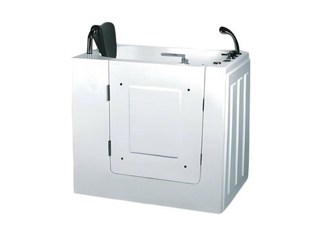 Badewanne mit Whirlpool-Funktion Sitzbadewanne Wanne Massagewanne 98x69 cm