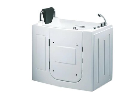 Kompaktbadewanne Massagewanne Whirlpool Badewanne mit Tür 110x63 cm