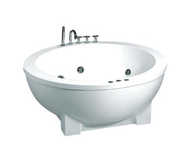 Whirlpool Blubberbad Hydromassagewanne Spa-Bad Whirlwanne 180x180 cm