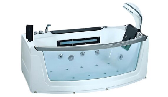 Luxuswanne Whirlpool Massagewanne Wellnesswanne Freistehende Wanne 170x90 cm