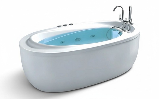 Whirlwanne Hydromassagewanne Whirlpool Blubberbad Spa-Bad 180x95 cm