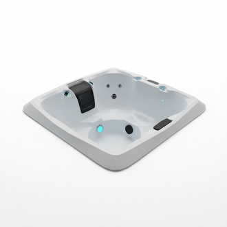 Whirlwanne Whirlpool Blubberbad Hydromassagewanne Spa-Bad 190x190 cm