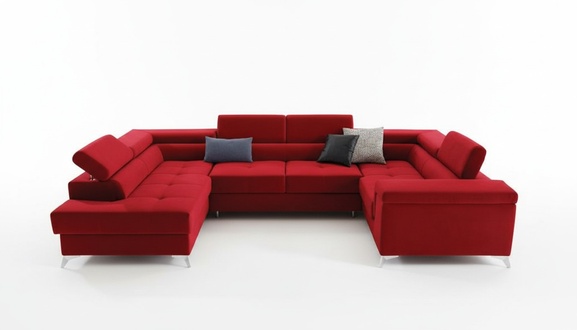 Eckgarnitur U Wohnlandschaft Couch Form Sofa Eckcouch Ecksofa Garnitur Polster