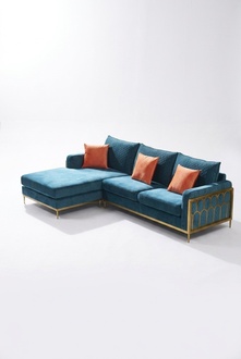 Wohnlandschaft Ecksofa L-Form Couch Sitz Polster Set Garnitur Sofa Luxus