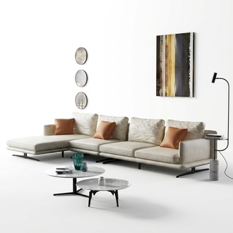 Wohnlandschaft Ecksofa L-Form Sessel Set Garnitur Modern Sofa Leder