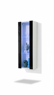 Wohnzimmer Luxus Hänge Vitrine Designer Einrichtung Modern Möbel Holz Neu