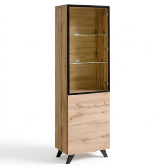 Wohnzimmer Luxus Vitrine Schrank Holz Modern Möbel Designer Einrichtung