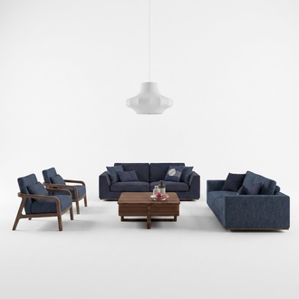 Wohnzimmer Modern Stoffsofa Zweisitzer Sofa Couch Luxus Design Einrichtung