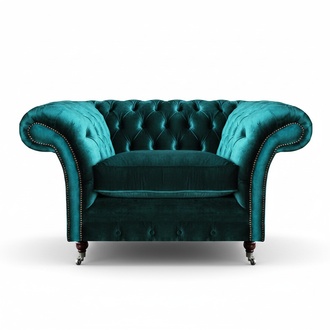 Wohnzimmer Sessel Chesterfield Sitz Couch Polstermöbel Einrichtung Neu