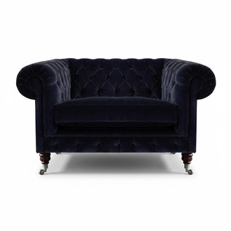 Wohnzimmer Sessel Polster Sitz Luxus Textil Chesterfield Neu Einrichtung