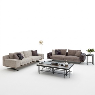 Wohnzimmer Set 2tlg Modern 2x Dreisitzer Sofa Couch Polstermöbel Luxus