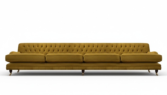 Wohnzimmer Sofa Viersitzer Couch Einrichtung Stoff Polstermöbel Chesterfield