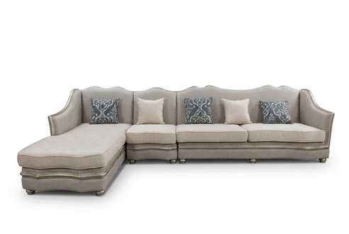 Wohnzimmer Textil L-Form Luxus Sofas Sofas Ecke Ecksofa Polstermöbel