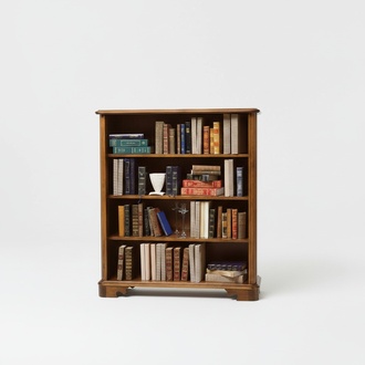 Wohnzimmer Vitrine Schrank Bücher Regal Anrichte Möbel Regale Holz