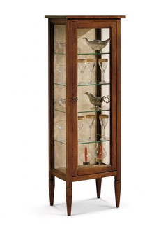 Wohnzimmer Vitrine Schrank Bücher Regal Anrichte Klassische Möbel Holz