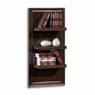 Wohnzimmer XXL Bücherregal Massiv Holz 131cm Ablage Regal Regale CD DVD Bücher