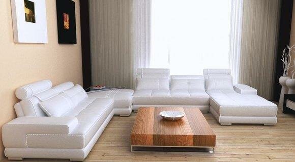 Wohnlandschaft Sofa Couch Polster Ecksofa Garnitur U Form Eck Neu