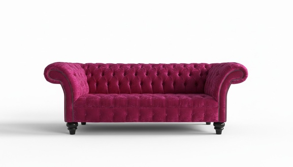 XXL Big Sofa 3 Sitzer Couch Chesterfield Polster Sitz Garnitur Leder Textil
