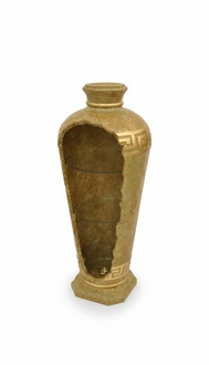 XXL Medusa Antik Stil Vitrine Bar Boden Vase Schrank Vintrinen Säule 127cm
