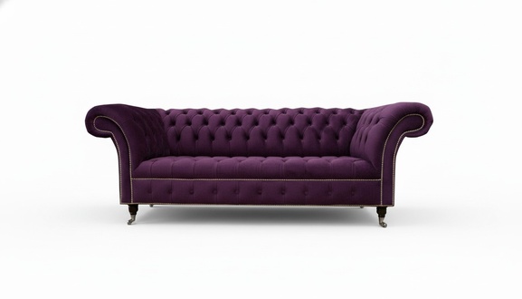 xxl Sofa 3 Sitzer Couch Chesterfield Polster Sitz Garnitur Leder Textil