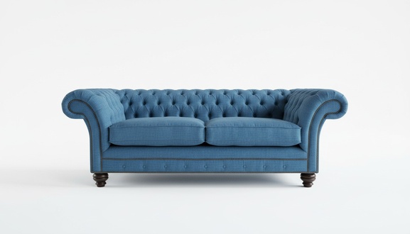 XXL Sofa 3 Sitzer Couch Chesterfield Polster Sitz Garnitur Leder Textil