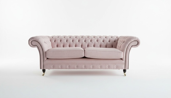 XXL Sofa 3 Sitzer Couch Chesterfield Polster Sitz Garnitur Leder Textil