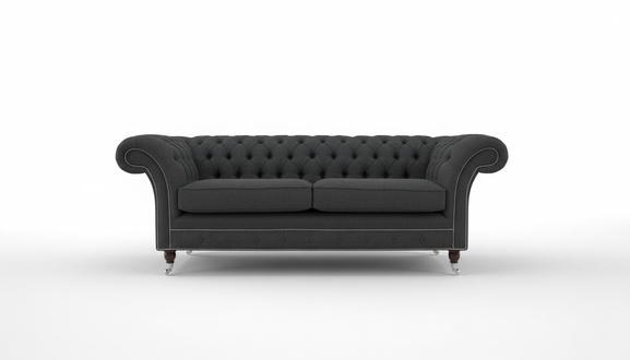 Sofa 3 Sitzer Couch Chesterfield Polster Sitz Garnitur Leder Textil