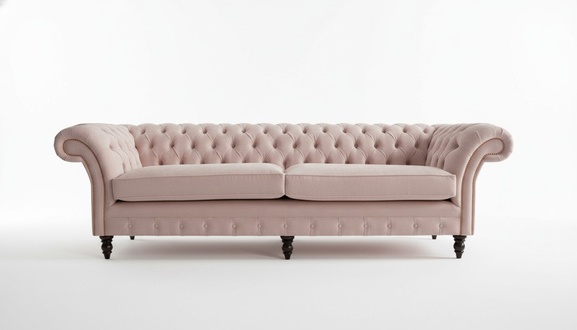 XXL Sofa 4 Sitzer Couch Chesterfield Polster Sitz Garnitur Leder Textil