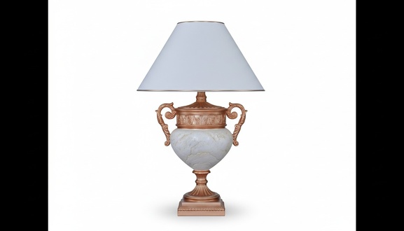 XXL Tisch Nacht Lampe Leuchte Vase Echte Handarbeit Standleuchte Lampen