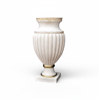 XXL Vase Tisch Dekoration Deko Vasen Antik Stil Skulptur Figur Kelch Rom