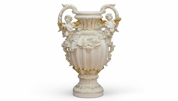 XXL Vase Tisch Dekoration Deko Vasen Antik Stil Skulptur Figur Kelch Rom
