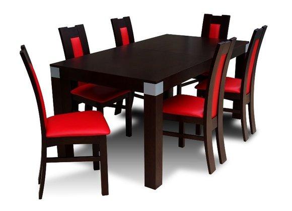 Essgruppe Esstisch Tisch mit 6 x Stühlen Model Z03
