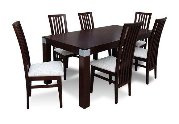 Essgruppe Esstisch Tisch mit 6 x Stühlen Model Z05