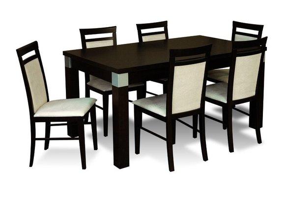 Essgruppe Esstisch Tisch mit 6 x Stühlen Model Z06