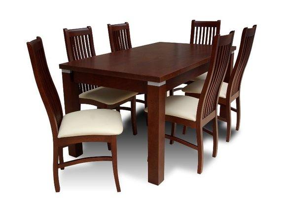 Essgruppe Esstisch Tisch mit 6 x Stühlen Model Z08
