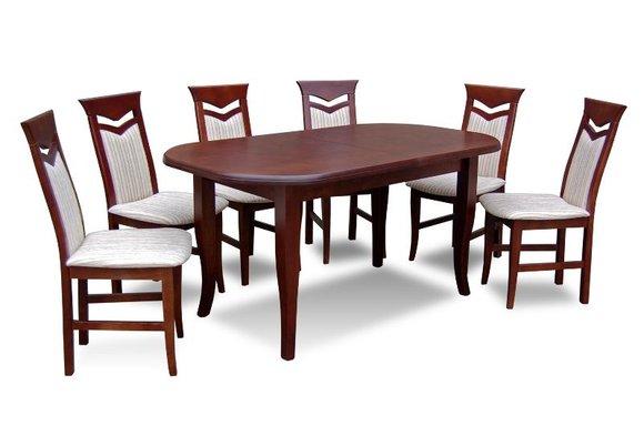 Essgruppe Esstisch Tisch mit 6 x Stühlen Model Z19