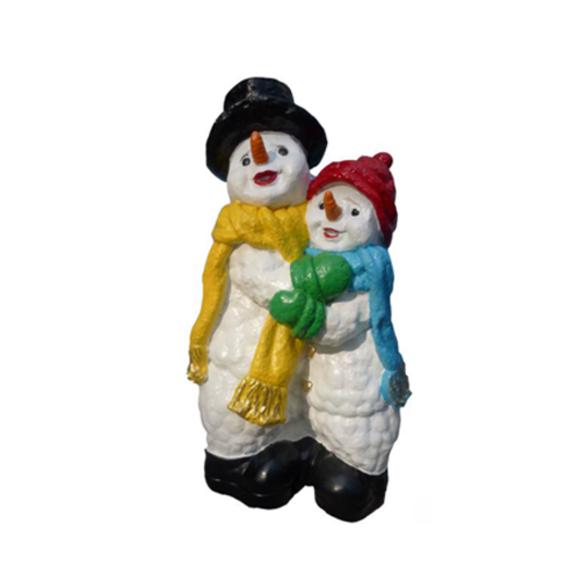 Schneemann Figur Statue Deko Figuren Deko Skulptur 47cm Winter Neu
