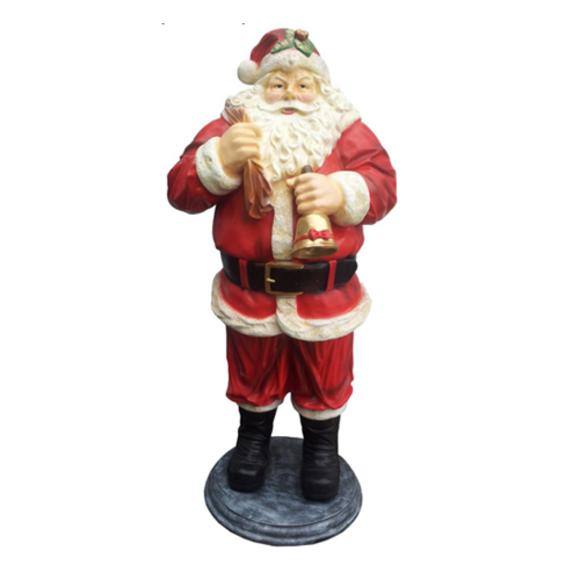 Weihnachtsmann Figur Statue Deko Figuren Dekoration Nikolaus Skulptur