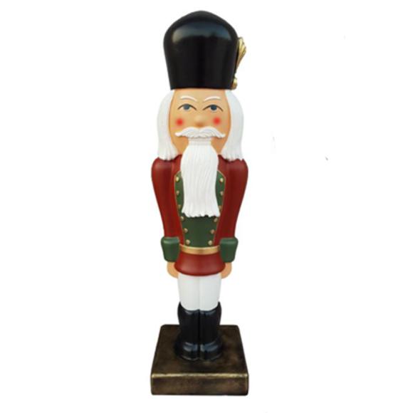 Nussknacker 97cm Soldat Statue Weihnachten Skulpturen Statuen Dekoration