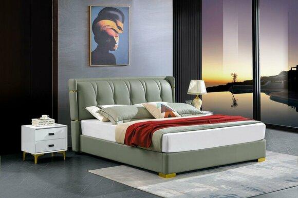 Design Bett 2x Nachttisch 3 tlg. Schlafzimmer Set Luxus komplett Garnitur