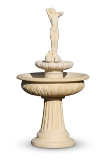 Zierbrunnen Springbrunnen 174cm Skulptur Brunnen Deko Garten Fontaine