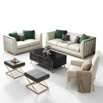 Zweisitzer Couch Polster Design Sofa 2er Sitz Sofas Zimmer Grau Chesterfield