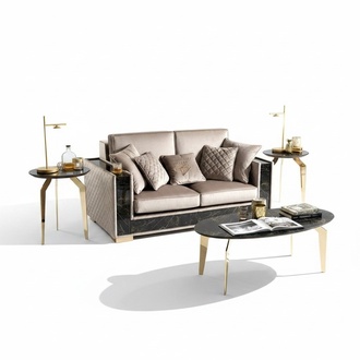 Zweisitzer Sofa 2 Sitzer Big XL Couch Sofas Couchen Wohnzimmer Design Neu