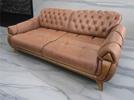 Sofa Dreisitzer Couch Polster Design Sitz Sofas Zimmer Möbel Modern Sofort