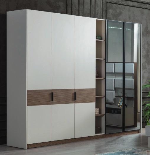 Weißer Schlafzimmer Kleiderschrank Luxus Moderner Schrank Mit Schiebtüren