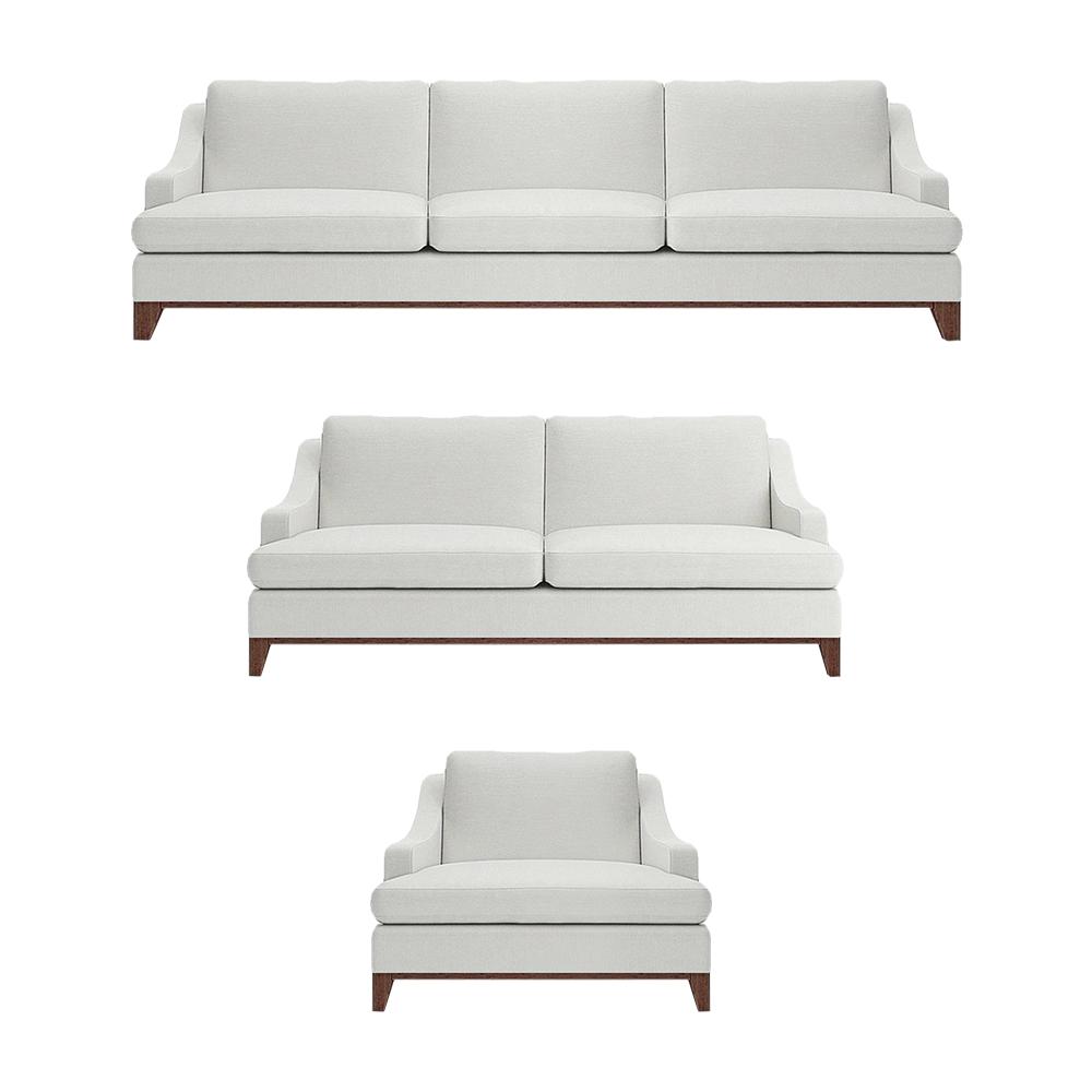 Luxus Weiß Sofas Set Wohnzimmer Sessel Einrichtung Komplett Einrichtung