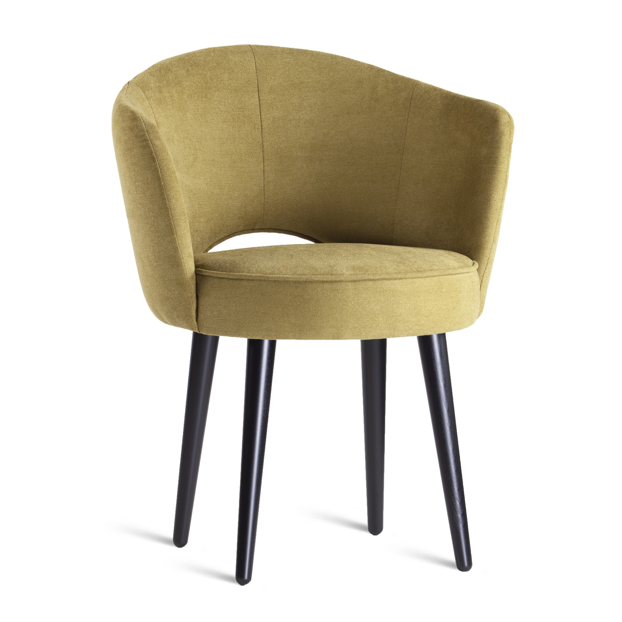 Klassischer Sessel Stuhl Gold Gelb Sitz Polster Design Holz Textil Antik Sofort