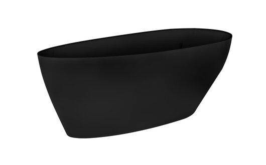 Schwarze LUXUS Design Freistehende Badewanne Wanne Bad Badewannen Badezimmer Neu